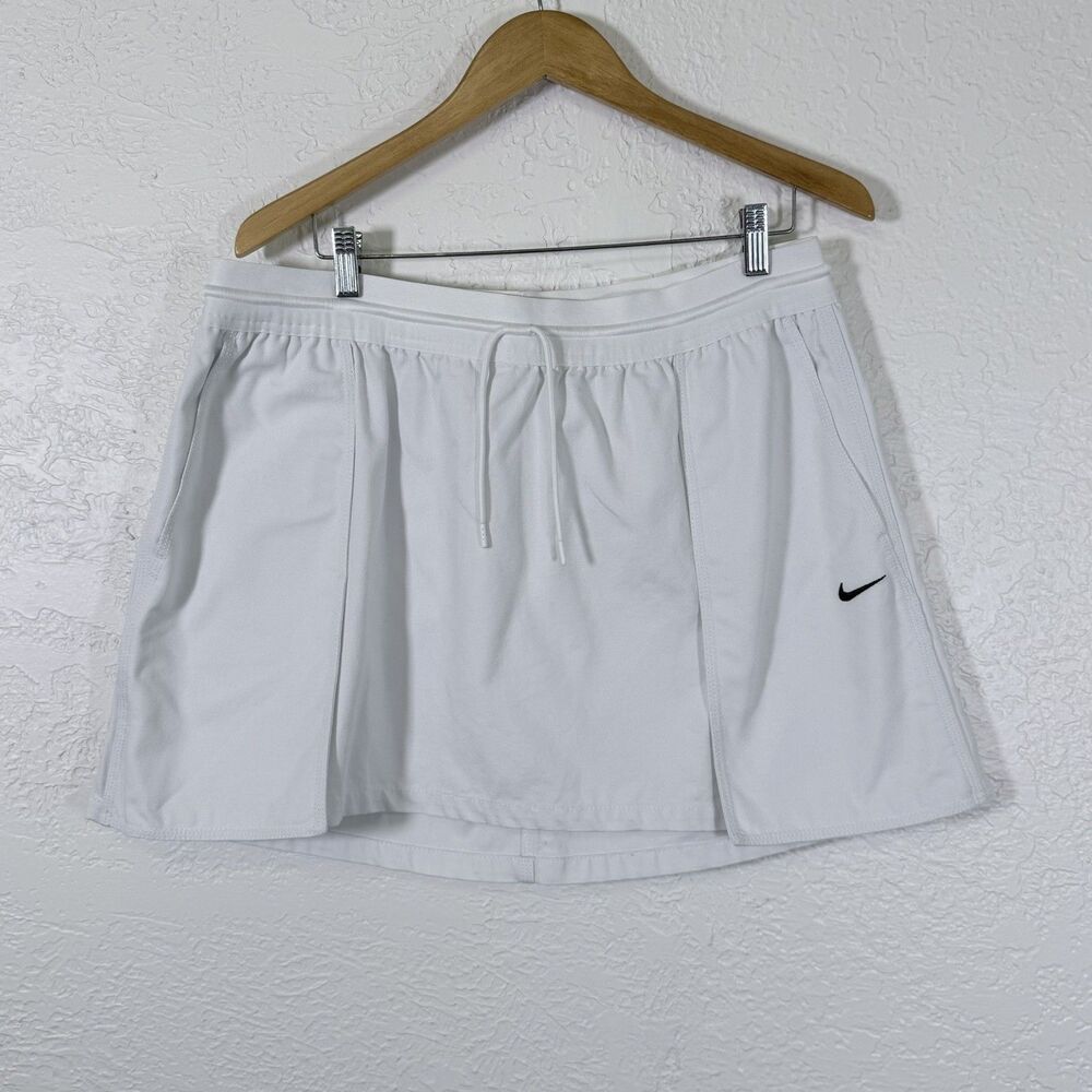 Nike Sportswear Cargo Mini Skirt Standard Fit IB2034-121 White Logo Women's XL